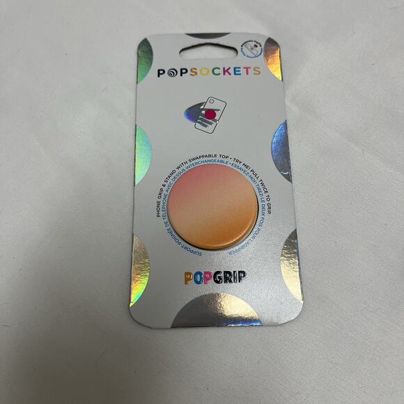 Pop Sockets Phone Grip & stand with swappable top Sherbert Sunset New in package - Picture 1 of 5